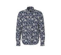 JOOP! Jeans Chemise 'Hawo' beige / bleu marine, Taille L