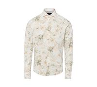 JOOP! Chemise 'Pai' kaki / abricot / blanc cassé, Taille L