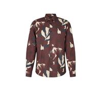 JOOP! Chemise 'Matty' beige / bordeaux, Taille M