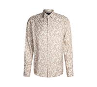 JOOP! Chemise 'Matty' camel / blanc, Taille S-M