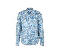 JOOP! Chemise 'Matty' saphir / kaki / blanc, Taille M-L