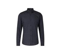 JOOP! Chemise 'Pares' marine / gris clair, Taille M-L