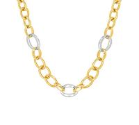 JOOP! collier en acier inoxydable pour dames, 45 cm, bicolore, Livré dans une boîte cadeau de bijoux