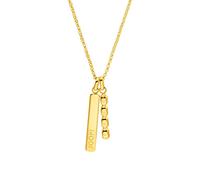 JOOP! Collier femme en acier inoxydable, 50+5 cm, doré, livré dans un coffret cadeau, 2035878