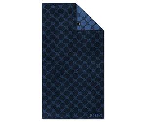Joop! Cornflower 1611 Lot de 14 Serviettes de Bain Bleu Marine 80 x 150 cm
