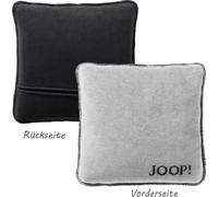 JOOP ! coussin Uni Doubleface couleur Ash-Anthracite Taille 50 x 50