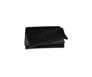 JOOP Couverture - Plaid 150x200cm Uni Doubleface R noir