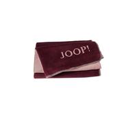 JOOP Couverture - Plaid 150x200cm Uni Doubleface Rouge-Nude rouge foncé