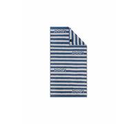 JOOP Drap de douche SPLIT STRIPES 80x150cm Ocean bleu marine