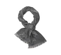 Joop!! Écharpe pour homme avec imprimé Cornflower imprimé combinaison de matériaux avec modal, laine et coton, gris foncé, gris foncé, taille unique
