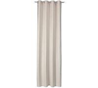 Joop. Emboss Beige rideau à oeillets 140 x 250 cm