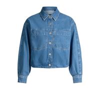 Joop!, Femme, Vestes, Bleu, Taille: 44 FR Blouson en denim avec poches plaquées