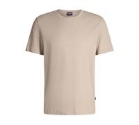 Joop!, Homme, Tops, Beige, Taille: M T-shirt en coton avec texture décorative