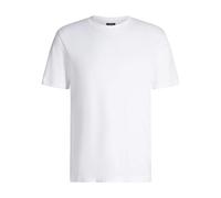 Joop!, Homme, Tops, Blanc, Taille: 2XL T-shirt en coton bio Balts avec broderie logo
