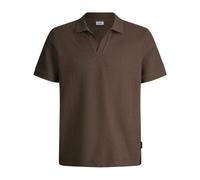 Joop!, Homme, Tops, Brun, Taille: L Polo Brūns avec texture tissée