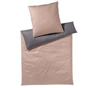 JOOP! Housse de couette noisette / gris foncé, Taille 155x220cm