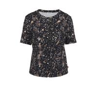 JOOP! Jeans Chemise de nuit ' After Dark Crop Tee ' beige / noir, Taille M