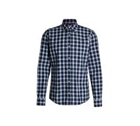 JOOP! Jeans Chemise 'Hanck' bleu foncé / blanc, Taille M