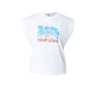 JOOP! Jeans T-shirt 'Tosha' beige foncé / azur / grenadine / blanc, Taille XL