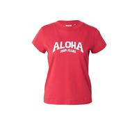 JOOP! Jeans T-shirt 'Toyah' rouge / blanc, Taille L
