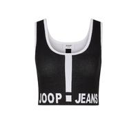 JOOP! Jeans Tops en tricot 'Kama' noir / blanc, Taille S