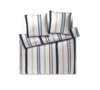JOOP Linge de lit en satin Banks 2x 70x90cm / 200x200cm Ocean bleu clair