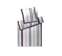 JOOP Linge de lit en satin Banks 70x90cm/140x220cm Ocean bleu clair