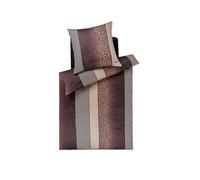 JOOP Linge de lit en satin LEO 70x90cm / 140x200cm Stone gris
