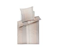 JOOP Linge de lit en satin LEO 70x90cm / 140x220cm Sable beige
