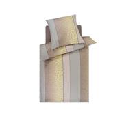 JOOP Linge de lit en satin LEO 70x90cm / 140x220cm Vanille crème