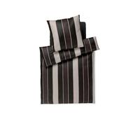 JOOP Linge de lit en satin RAYURES 70x90cm/140x200cm Noir noir