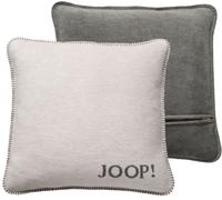 JOOP ! Melange-Doubleface Housse de coussin Ecru-Graphit 50 x 50cm