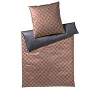 Joop! Parure de lit Cornflower Double Festive Copper 1 housse de couette 135 x 200 cm + 1 taie d'oreiller 80 x 80 cm