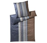 Joop! Parure de lit Cornflower Stripes 4069 Deep Ocean - 28 taies d'oreiller 80 x 80 cm