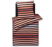 JOOP! Parure de lit en satin de coton mako - Couleur cuivre - Dimensions : 200 x 200 + 2 x 80 x 80 cm