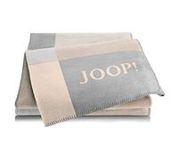 Joop! Plaid mosaïque sable et fumée 150 x 200 cm