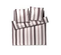 JOOP Satin Bettwäsche Branks 2x 70x90cm / 200x200cm Stone gris clair