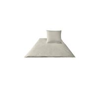 JOOP Satin Bettwäsche Cornflower 70x90cm / 140x200cm Sand beige