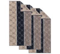 JOOP! Serviette beige / gris / noir, Taille 50x100cm