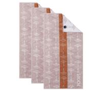 JOOP! Serviette beige / marron, Taille 50x100cm