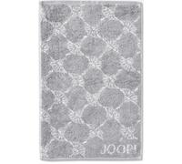JOOP! Serviette 'Cornflower' gris argenté / gris clair, Taille One Size