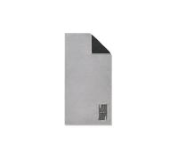 JOOP Serviette de douche 80x150cm BARS DOUBLEFACE Platine gris clair