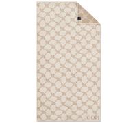 JOOP! Serviette de douche 'Cornflower' beige / brocart, Taille 70_x_150_cm