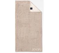 JOOP! Serviette de douche 'Doubleface' beige clair, Taille One Size