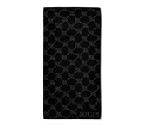 JOOP! Serviette de douche gris / noir, Taille One Size
