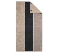 JOOP! Serviette de douche taupe / gris clair / noir, Taille 80x150cm