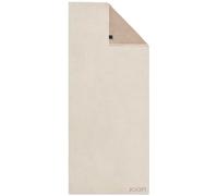 JOOP! Serviette de plage 'Doubleface' beige, Taille 80x200 cm