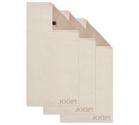 JOOP! Serviette 'Doubleface' crème / beige foncé, Taille One Size
