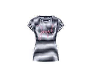 JOOP! T-shirt ' Teri ' bleu marine / rose / blanc, Taille S