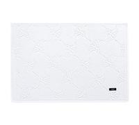 Joop! 085 - Tapis de bain design New Cornflower, Coton, Blanc., 50 x 70 cm